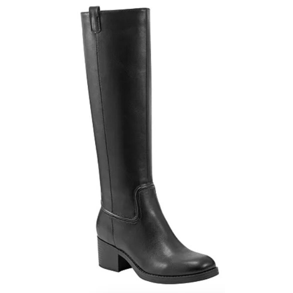 Marc Fisher Kizzia Block Heel Riding Boots-Size 11